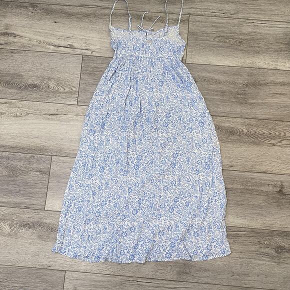 Billabong Dress Womens Medium Floral Fairy Maxi Sundress babydoll whimsical y2k - Picture 2 of 4